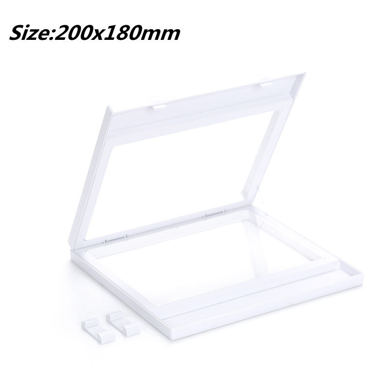 Pet Membrane Jewelry Ring Pendant Display Stand Holder Bague Packaging Box Protect Jewellery & Stones Floating Presentation Case C19021601