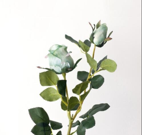 European style silk rose bouquets wedding flowers silk rose flowers for Wedding Decorations 66cm height bright colors