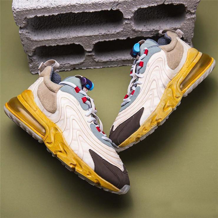 Travis Scott 270s React Running Shoes 2020 Newest Designers Men Women Sneakers High Quality Multicolor Outdoor Jogging Trainers Size 36-45
Travis Scott 270s React Running Shoes 2020 Newest Designers Men Women Sneakers High Quality Multicolor Outdoor Jogging Trainers Size 36-45