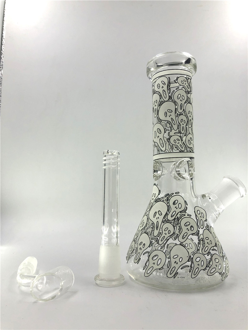 Thick Beaker Tube Glass Bong 18MM Joint Accessories Recycler Dab Rig Bongs Skull Head Print Glass Oil Burner Pipe Free Shipping
Thick Beaker Tube Glass Bong 18MM Joint Accessories Recycler Dab Rig Bongs Skull Head Print Glass Oil Burner Pipe Free Shipping