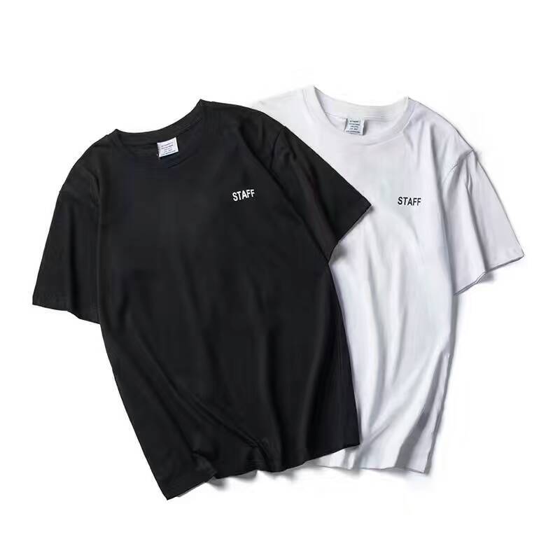 2018 Summer NEW TOP SS16 Vetements Letter print Men Women Black White short Sleeve T shirt Hip Hop STAFF Fashion Casual Cotton T200516 
2018 Summer NEW TOP SS16 Vetements Letter print Men Women Black White short Sleeve T shirt Hip Hop STAFF Fashion Casual Cotton T200516