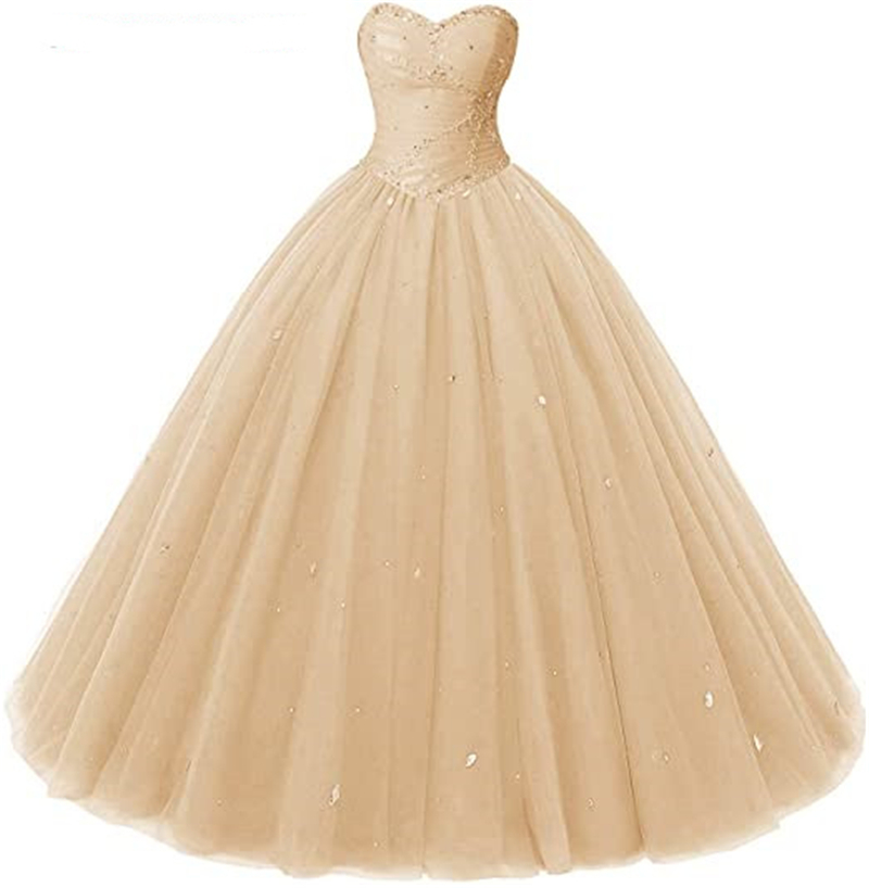 New Simple Puffy Ball Gown Sweetheart Quinceanera Dresses Party Dress Special Occasion Dresses Sweet 16 Vestidos De 15 QC1502