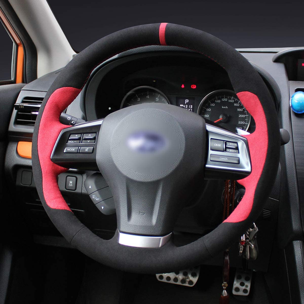 Leather Hand Sewing Car Steering Wheel Cover for Subaru Forester 2007-2010 Impreza 2010-2013 Legacy 2015 Outback Tribeca Subaru WRX
Leather Hand Sewing Car Steering Wheel Cover for Subaru Forester 2007-2010 Impreza 2010-2013 Legacy 2015 Outback Tribeca Subaru WRX