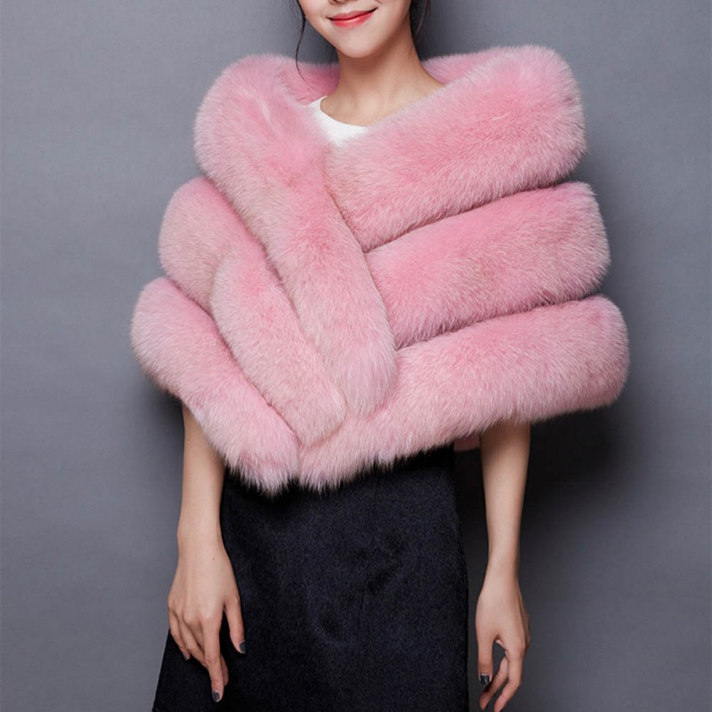 Autumn Spring Coat Women Mex Elegant Soft Faux Fur V-neck Fashion Lady Fur Waistcoat Cloak Overcoat Free Size WD461, Silver 
Autumn Spring Coat Women Mex Elegant Soft Faux Fur V-neck Fashion Lady Fur Waistcoat Cloak Overcoat Free Size WD461, Silver