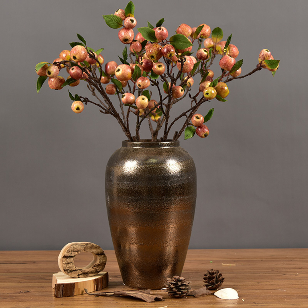 60cm 11 Heads Artificial Mini Apples Tree Flower Branch Real Touch Fake Flowers Simulated Plant Home Garden Wedding Decoration, Green
60cm 11 Heads Artificial Mini Apples Tree Flower Branch Real Touch Fake Flowers Simulated Plant Home Garden Wedding Decoration, Green