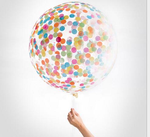 36 INCH Happy Birthday Weeding Celebration Balloon Decoration round latex simulating a flame-retardant circular paper chip balloon, As picture
36 INCH Happy Birthday Weeding Celebration Balloon Decoration round latex simulating a flame-retardant circular paper chip balloon, As picture