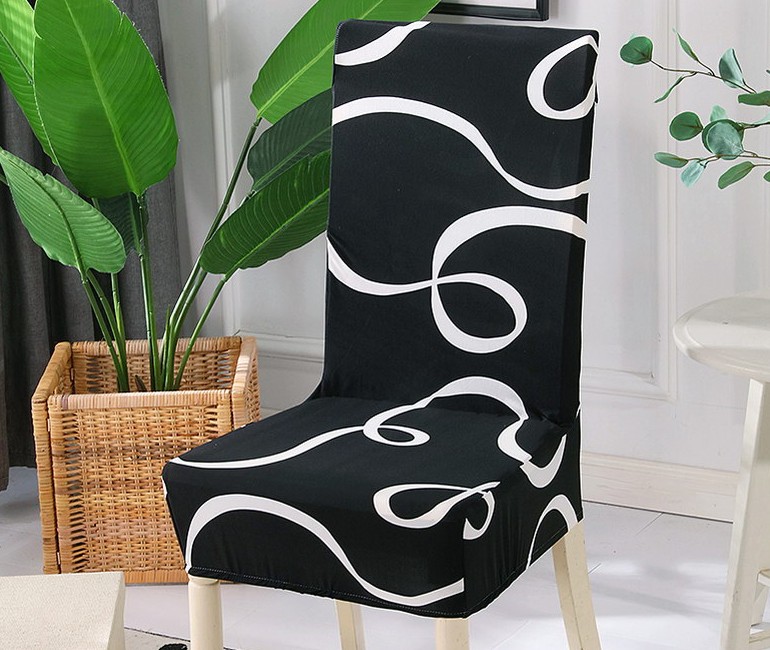 Modern Stretch Elastic Chair Covers Spandex Removable Slipcovers Home Decorative for Dining room Banquet Wedding Kitchen