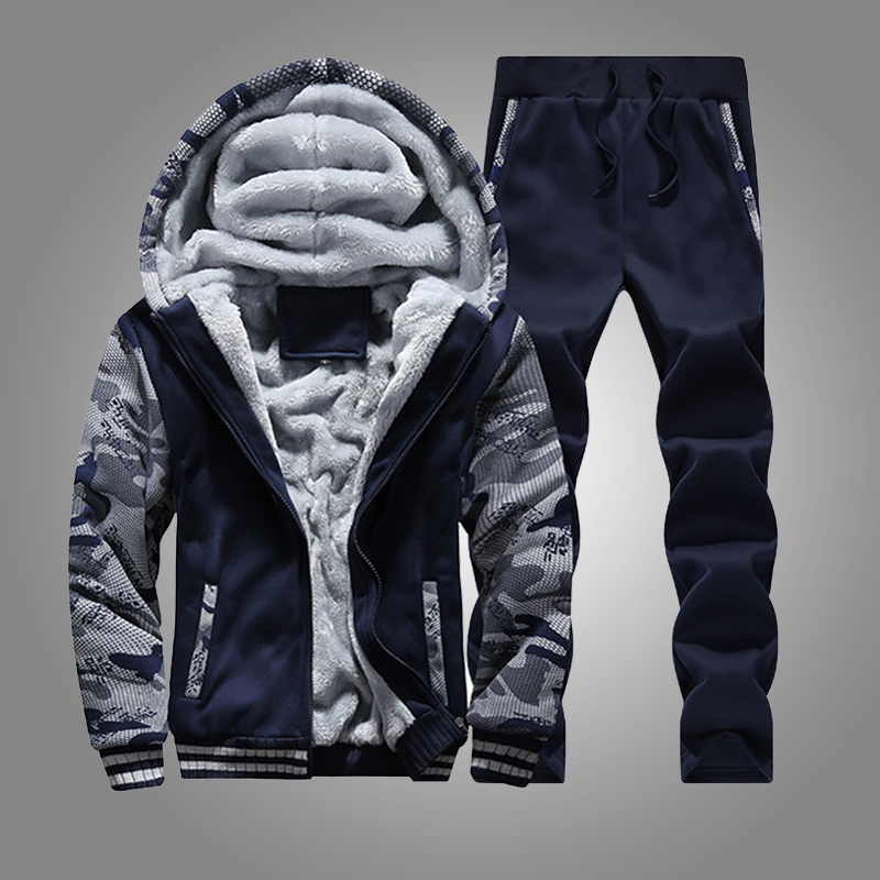 Autumn Winter Warm Tracksuit Men 2 Piece Thick Sweatshirt Jackets Sweatpant 2019 Brand Mens Suit Casual Sportswear Male Outwear, K25 black
Autumn Winter Warm Tracksuit Men 2 Piece Thick Sweatshirt Jackets Sweatpant 2019 Brand Mens Suit Casual Sportswear Male Outwear, K25 black