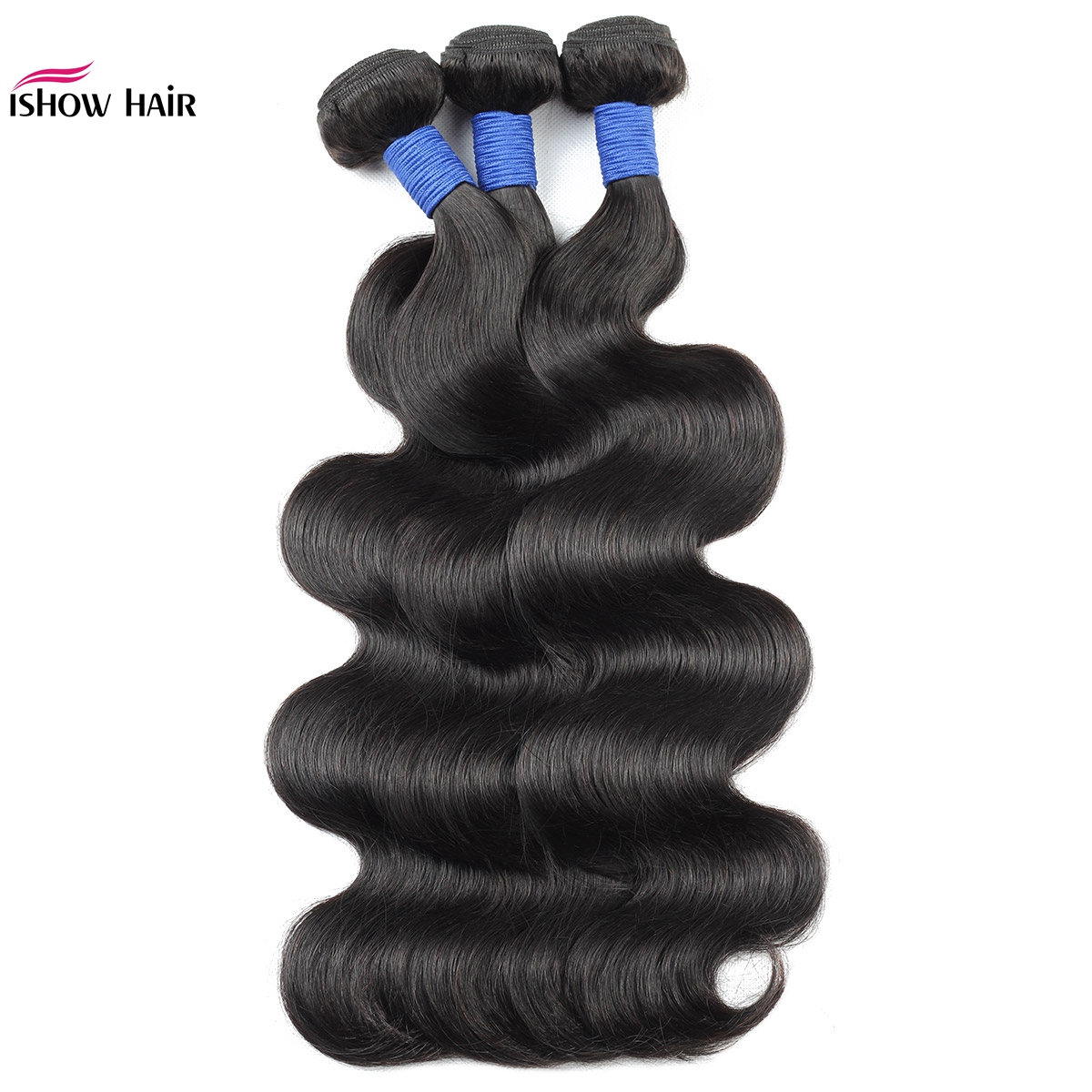 Ishow 8-38inch 10A Mink Brazillian Straight Body Loose Deep Wave Kinky Curly Unprocessed Brazilian Peruvian Indian Human Hair Weave Bundles