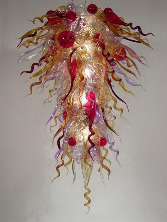100% Mouth Blown Lamps Borosilicate LED Light Source Indoor Art Decorative Dale Chihuly Style Murano Glass Crystal Chandelier Light
100% Mouth Blown Lamps Borosilicate LED Light Source Indoor Art Decorative Dale Chihuly Style Murano Glass Crystal Chandelier Light
