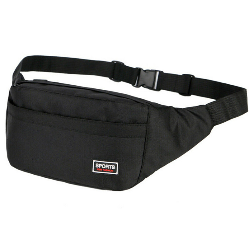 New Men Waist Bag Polyester Business Shoulder Bag Casual Running Belt Bum Pouch Fanny Pack Camping Sport Hiking Zip, Black
New Men Waist Bag Polyester Business Shoulder Bag Casual Running Belt Bum Pouch Fanny Pack Camping Sport Hiking Zip, Black