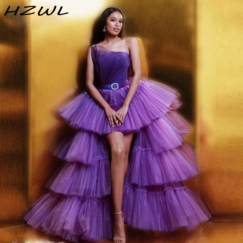 Purple High Low Prom Dresses Srrapless Puffy Ruffles Tirered Tulle Evening Dress With Sash Draped r abiye vestido de festa, Beige
Purple High Low Prom Dresses Srrapless Puffy Ruffles Tirered Tulle Evening Dress With Sash Draped r abiye vestido de festa, Beige