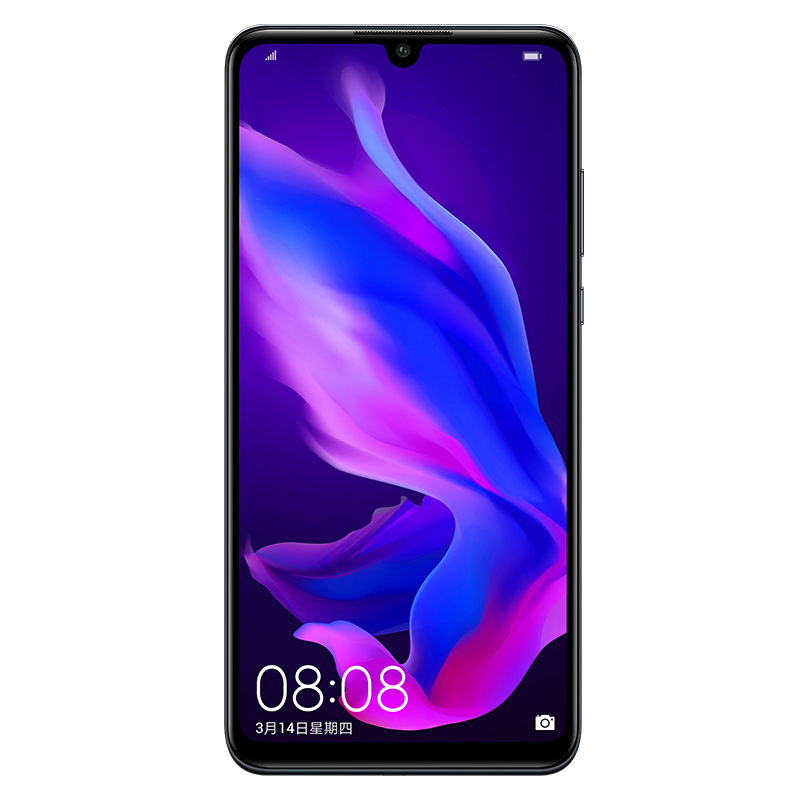 Original Huawei Nova 4e 4G LTE Cell Phone 4GB RAM 128GB ROM Kirin 710 Octa Core Android 6.15" Full Screen 32MP AR 3340mAh Fingerprint ID Face Sma