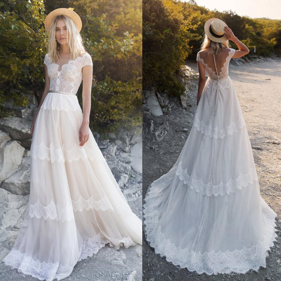 2020 Cheap Bohemian Wedding Dresses V Neck Lace Appliqued Short Sleeve Boho Bridal Gowns A Line Custom Made Plus Size Beach Wedding Dress, Dark red
2020 Cheap Bohemian Wedding Dresses V Neck Lace Appliqued Short Sleeve Boho Bridal Gowns A Line Custom Made Plus Size Beach Wedding Dress, Dark red