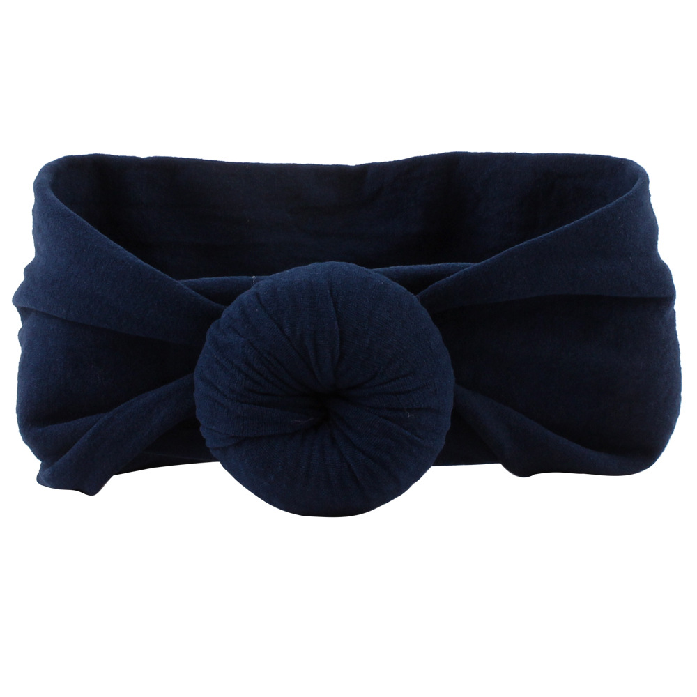 Baby girls Knot Ball Headbands Kids hairband Headwear Boutique hair accessories 22 colors Turban C5245