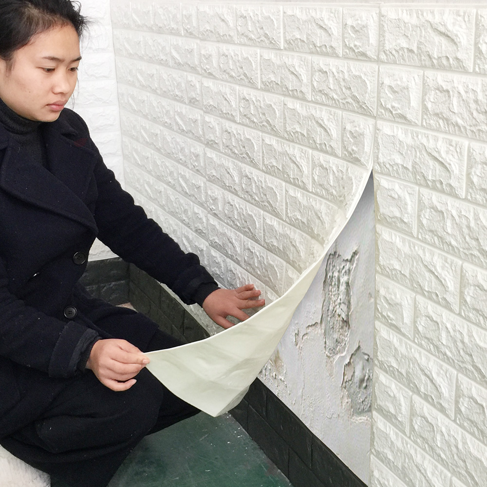 70cmX77cm PE Form 3D Wall Stickers Living Room Brick Pattern Wall Paper Stickie Kids Bedroom Home Decor Self adhesive Wallpaper
70cmX77cm PE Form 3D Wall Stickers Living Room Brick Pattern Wall Paper Stickie Kids Bedroom Home Decor Self adhesive Wallpaper