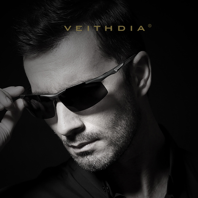 VEITHDIA Aluminum Magnesium Men's Sunglasses Polarized Men Coating Mirror Glasses Male Eyewear Accessories For Men 6562 T191230