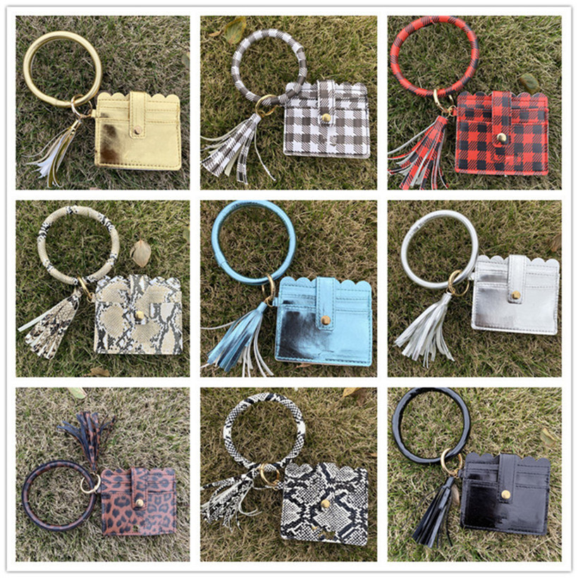 2020 Women Tassel Bracelet Keychains Purses Bag Wristlets Wallet Card Slot Holder Circle Bangle Wristband Keychain Photo Case Bags E22905, 13 color can choose;pls note clearly
2020 Women Tassel Bracelet Keychains Purses Bag Wristlets Wallet Card Slot Holder Circle Bangle Wristband Keychain Photo Case Bags E22905, 13 color can choose;pls note clearly
