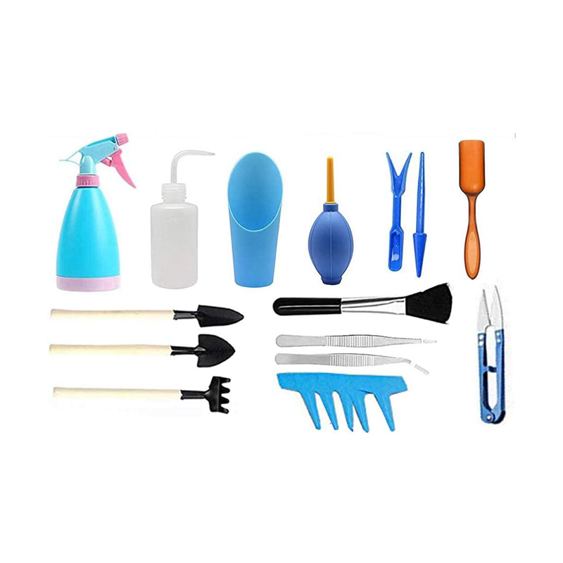 19Pcs Mini Garden Transplanting Tools Set, Succulent Bonsai Planting Hand Tools Set for Indoor Outdoor Plant Care
19Pcs Mini Garden Transplanting Tools Set, Succulent Bonsai Planting Hand Tools Set for Indoor Outdoor Plant Care