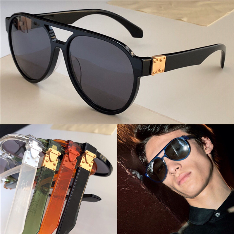 New fashion retro sunglasses 1189 pilot plate frame legs square color small square decoration avant-garde style top quality