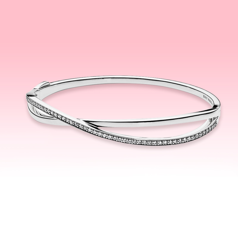 925 Sterling Silver Wedding BRACELET CZ diamond Women Jewelry for Pandora Entwined Bangle Bracelet with Original box sets
925 Sterling Silver Wedding BRACELET CZ diamond Women Jewelry for Pandora Entwined Bangle Bracelet with Original box sets
