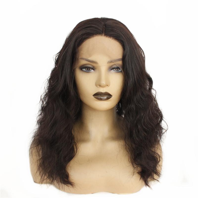 BOB Wigs Short Hair Wavy Wigs Synthetic Lace Front Dark Brown Color Glueless Full With Baby Hair Middle Part For Wome, Black
BOB Wigs Short Hair Wavy Wigs Synthetic Lace Front Dark Brown Color Glueless Full With Baby Hair Middle Part For Wome, Black