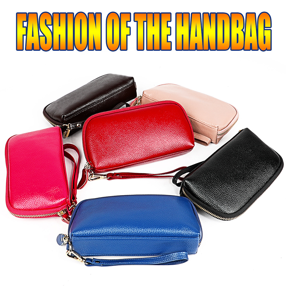 Genuine Leather Long Wristlets Clutch Wallets Women Cow Leather Card Holder Wallet Zipper Coin Purse Banknote Pockets Organizer Handbag Gift, 7 colors for choice
Genuine Leather Long Wristlets Clutch Wallets Women Cow Leather Card Holder Wallet Zipper Coin Purse Banknote Pockets Organizer Handbag Gift, 7 colors for choice