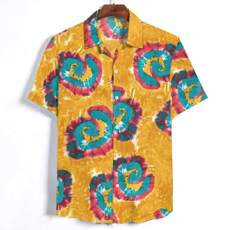 Shirt Men Summer Short Sleeve Top 2020 yellow blue Shirts Multicolor Top Men Loose Shirts Blouse Casual Beach shirt plus size
Shirt Men Summer Short Sleeve Top 2020 yellow blue Shirts Multicolor Top Men Loose Shirts Blouse Casual Beach shirt plus size