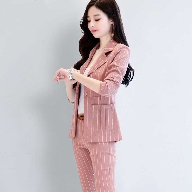 European Style Womens Suit 2020 New Fashion Elegant Striped Lady Blazer Office Suit Slim Pink Jacket Long Pants Two Pieces, Army green
European Style Womens Suit 2020 New Fashion Elegant Striped Lady Blazer Office Suit Slim Pink Jacket Long Pants Two Pieces, Army green
