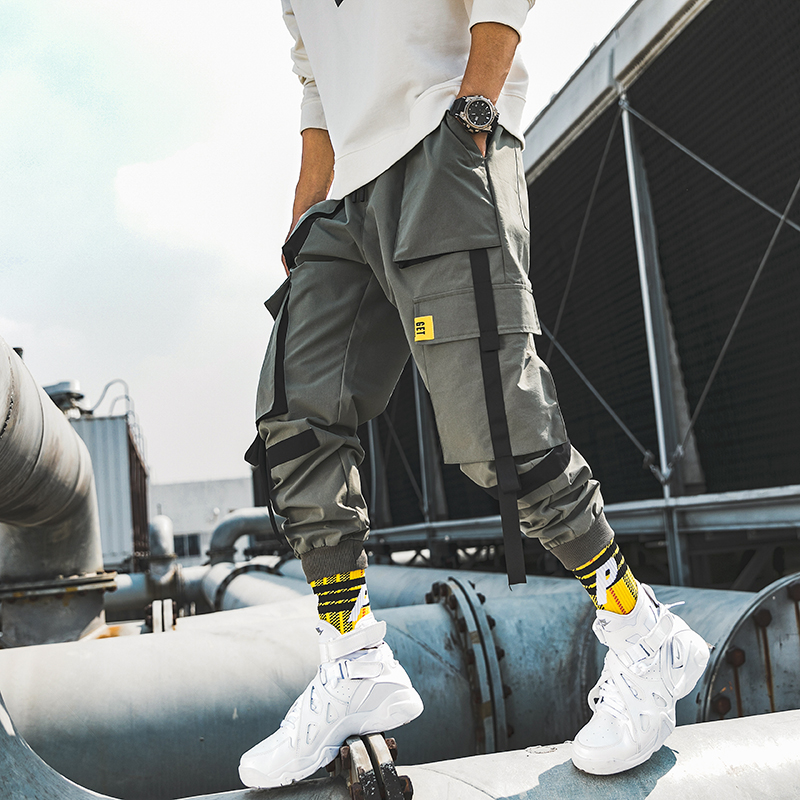 2020 New Hip Hop Joggers Cargo Pants Men Harem Pants Multi-Pocket Ribbons Man Sweatpants Streetwear Casual Mens S-6XL, 963black
2020 New Hip Hop Joggers Cargo Pants Men Harem Pants Multi-Pocket Ribbons Man Sweatpants Streetwear Casual Mens S-6XL, 963black