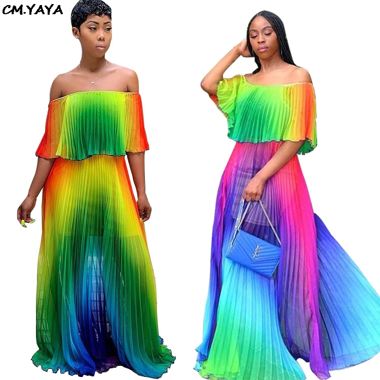 2019 women beach Gradient tie dye print chiffon off shoulder butterfly sleeve maxi pleated dress sexy boho long dresses DF0664, Green
2019 women beach Gradient tie dye print chiffon off shoulder butterfly sleeve maxi pleated dress sexy boho long dresses DF0664, Green