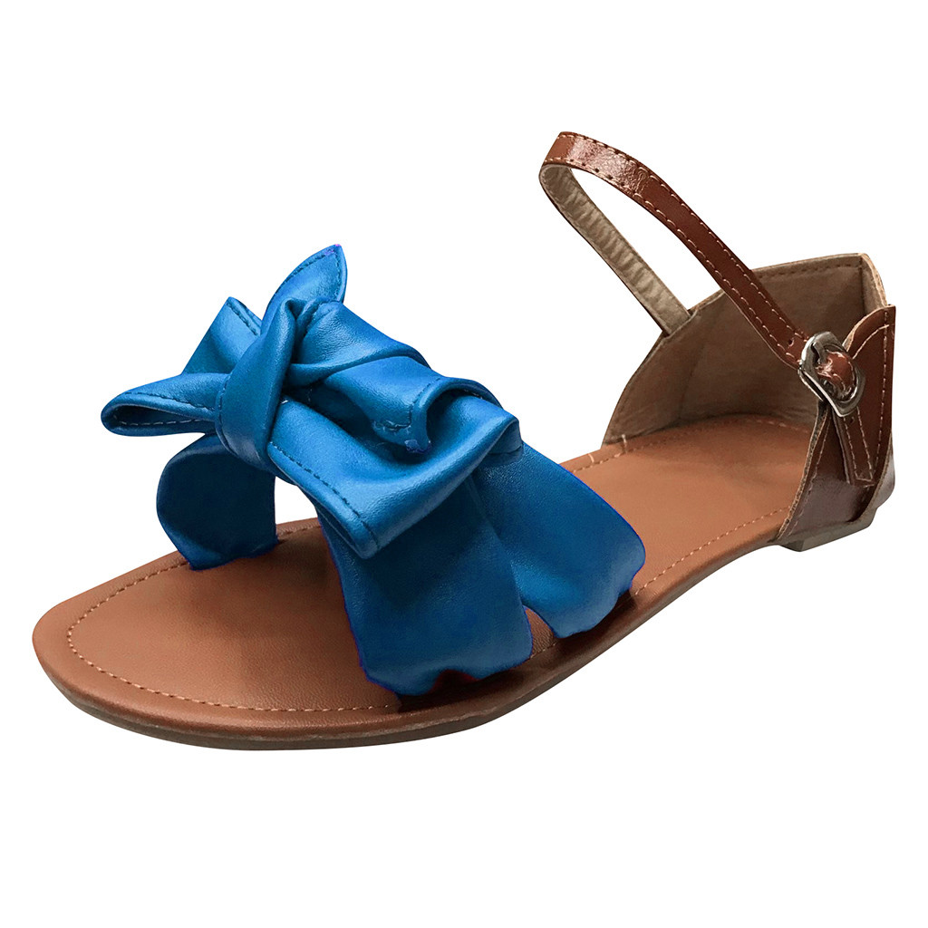 Flat Heel Buckle Strap Sandals Butterfly-knot Summer Women Open Toe Sandals Mixed Color Gladiator Sandals Women
Flat Heel Buckle Strap Sandals Butterfly-knot Summer Women Open Toe Sandals Mixed Color Gladiator Sandals Women