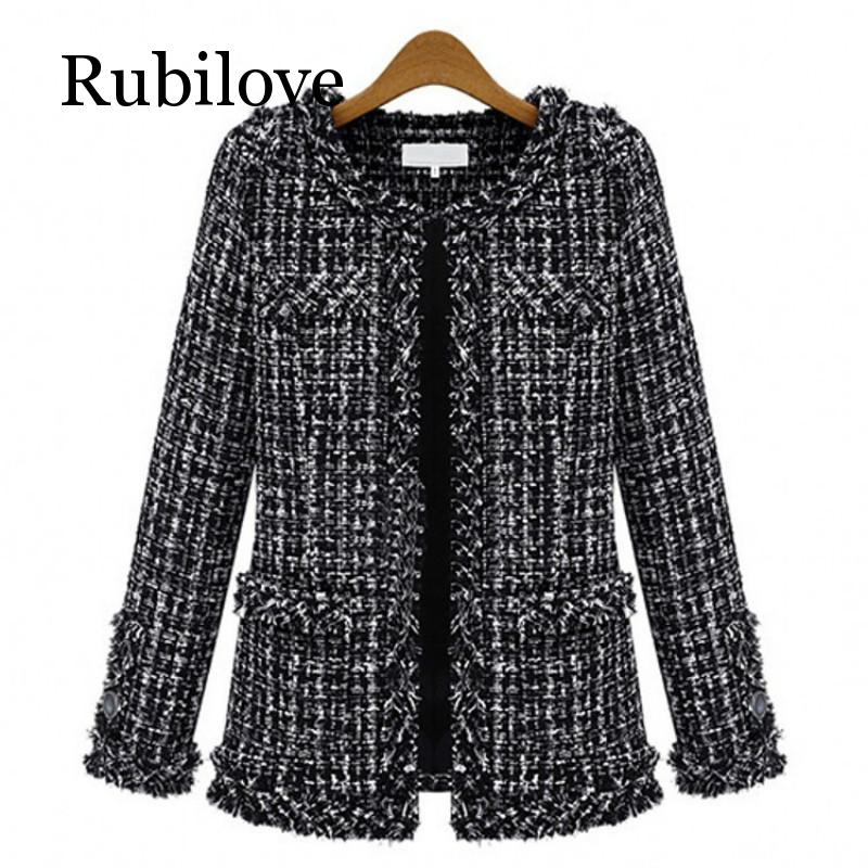 Rubilove Autumn And Winter Short Loose Coat Black And White Check Suit-dress Will Code Self-cultivation Small
Rubilove Autumn And Winter Short Loose Coat Black And White Check Suit-dress Will Code Self-cultivation Small