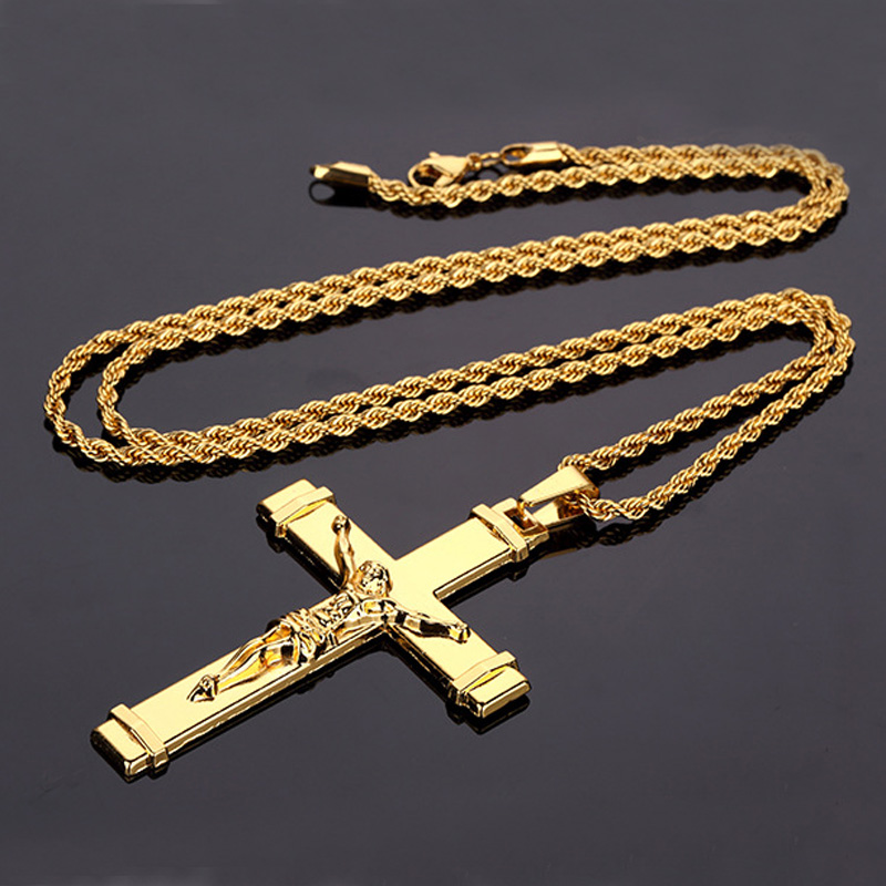 Popular Hip Hop Ornament Jesus Cross Pendant Necklace Hip Hop Rapper Rocker Party Necessary Accessories 3 Styles, Silver
Popular Hip Hop Ornament Jesus Cross Pendant Necklace Hip Hop Rapper Rocker Party Necessary Accessories 3 Styles, Silver