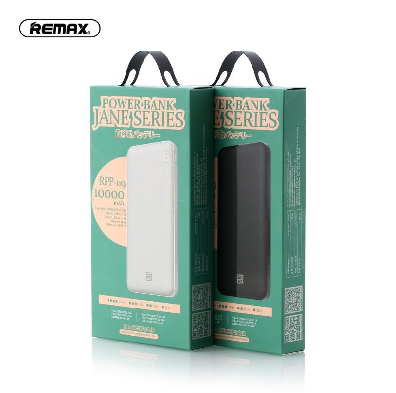 

Remax 2.1A 10000mAh Quick Charge Power Bank Polymer Battery Dual USB Charging for Xiaomi Samsung Tablets 10000 mah Power bank