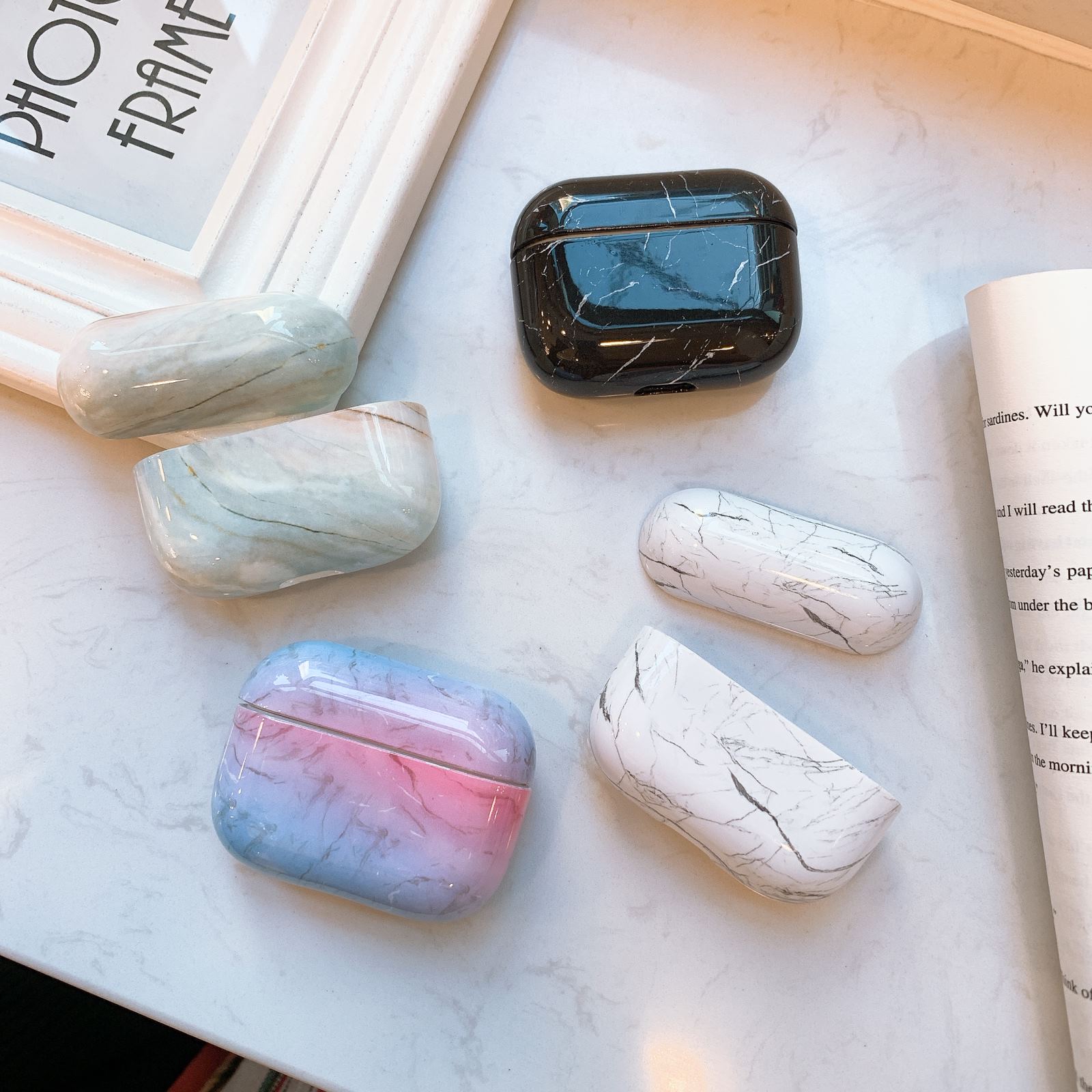 Anti Knock Luxury Smooth Marble Protective Case Headphone Accessories For Apple Airpods Pro Bluetooth Headphones
Anti Knock Luxury Smooth Marble Protective Case Headphone Accessories For Apple Airpods Pro Bluetooth Headphones