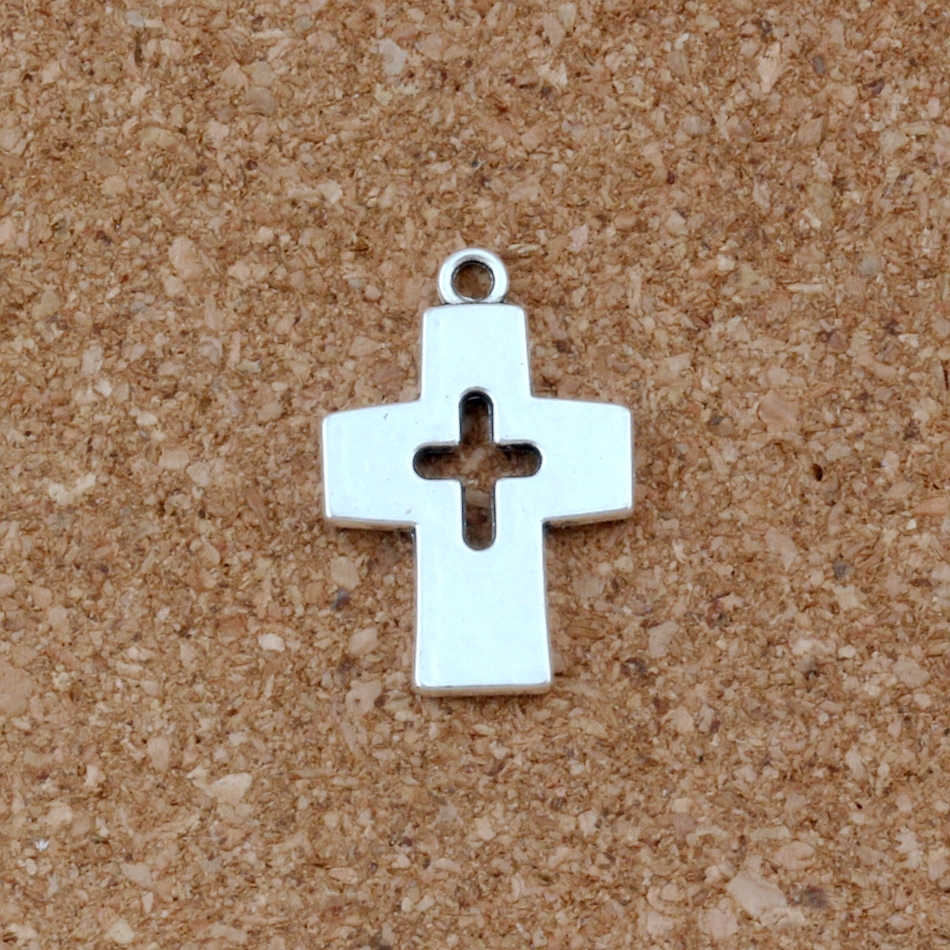 Hot sell ! Hollow Cross Charm Beads Pendants 100pcs/lots Antique Silver Alloy Fashion Jewelry DIY 17x25mm
Hot sell ! Hollow Cross Charm Beads Pendants 100pcs/lots Antique Silver Alloy Fashion Jewelry DIY 17x25mm