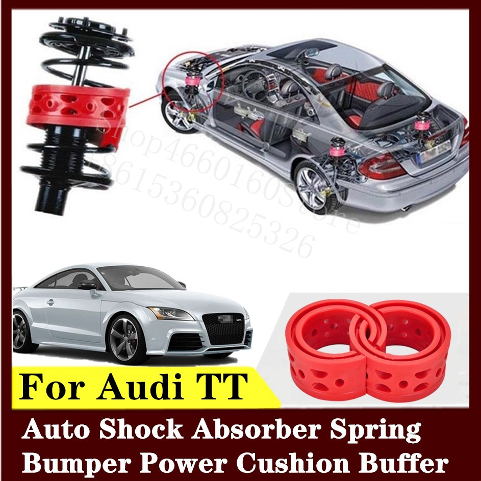 For Audi TT 2pcs High-quality Front or Rear Car Shock Absorber Spring Bumper Power Auto-buffer Car Cushion Urethane