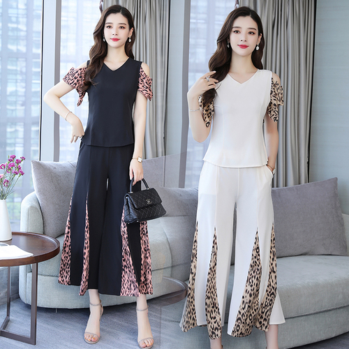 Leopard Plus Size 2 Piece Set Women Clothes 2020 Women's Summer Suit Top&pants Set Ensemble Femme Deux Pieces Conjunto Feminino, White
Leopard Plus Size 2 Piece Set Women Clothes 2020 Women's Summer Suit Top&pants Set Ensemble Femme Deux Pieces Conjunto Feminino, White