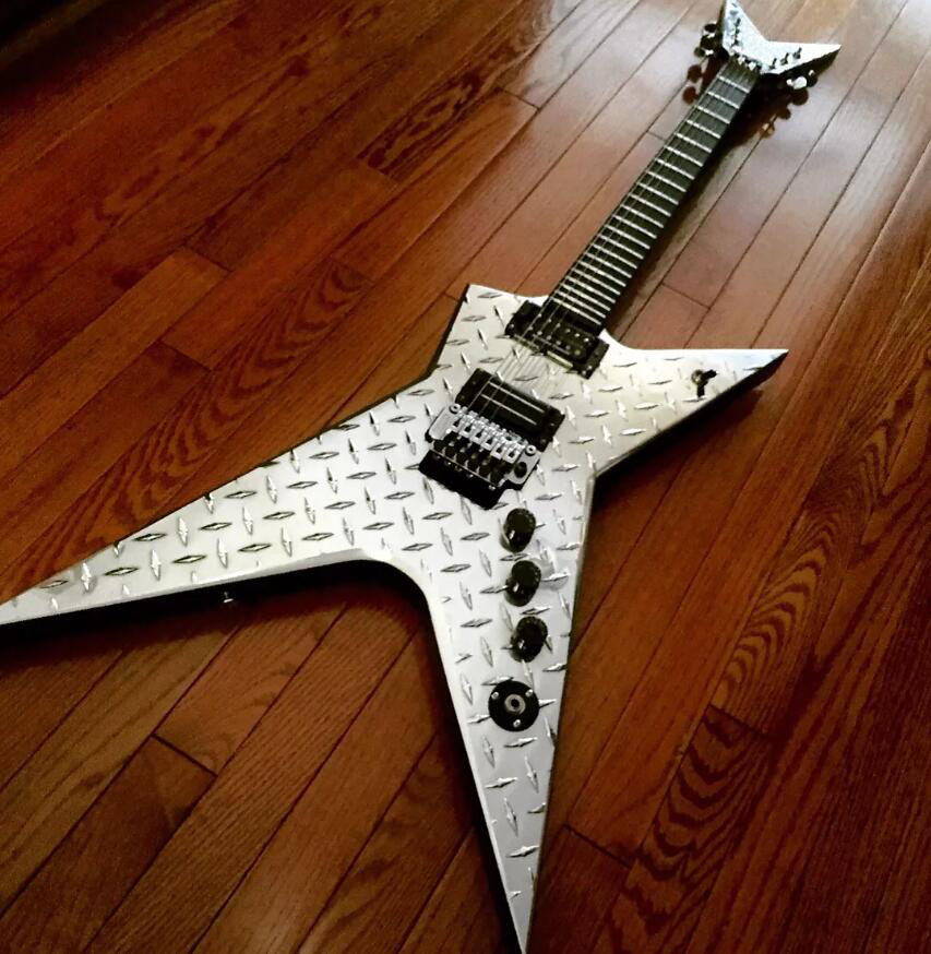New Custom shop Wash Dimebag Diamond Plate Stealth USA Electric Guitar Dime 3 Chinese Guitars269O
New Custom shop Wash Dimebag Diamond Plate Stealth USA Electric Guitar Dime 3 Chinese Guitars269O
