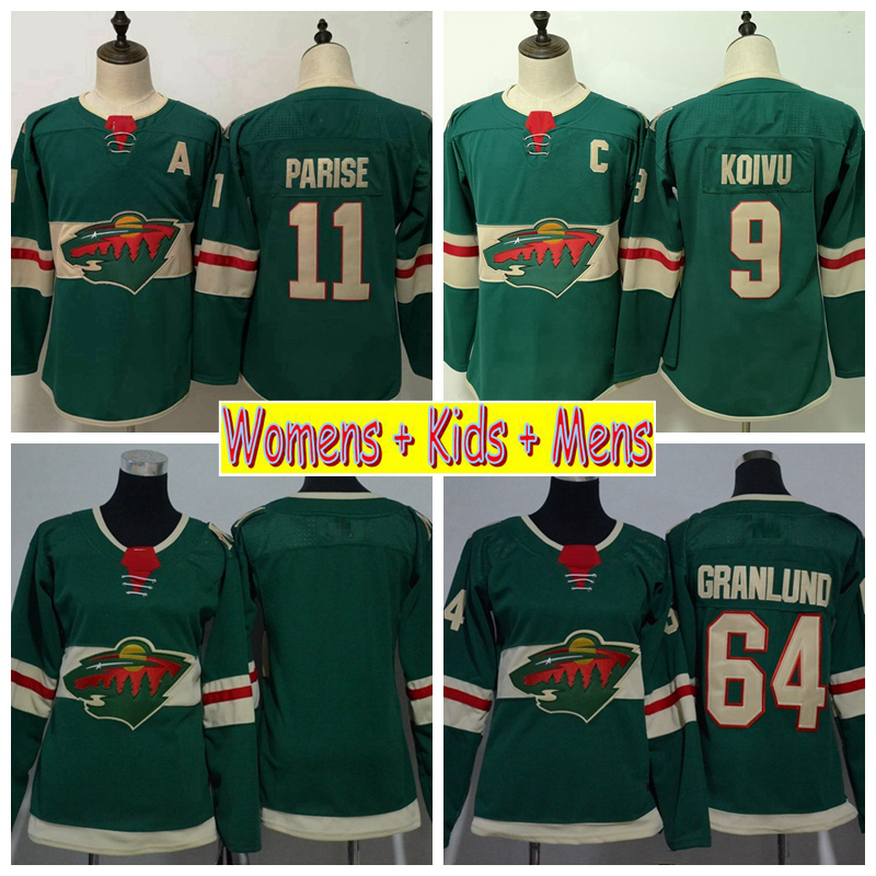 2019 Ladies Minnesota Wild Hockey Jersey 11 Zach Parise 9 Mikko Koivu 64 Mikael Granlund Home Green Girls Kids Womens Mens Stitched Shirts, Green 11
2019 Ladies Minnesota Wild Hockey Jersey 11 Zach Parise 9 Mikko Koivu 64 Mikael Granlund Home Green Girls Kids Womens Mens Stitched Shirts, Green 11