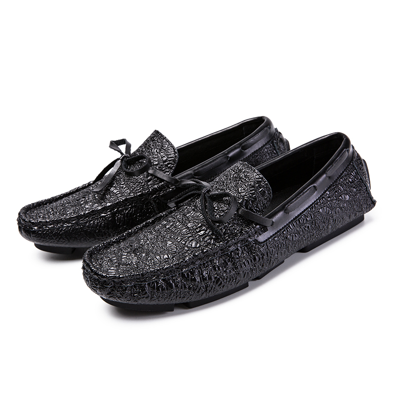 Mens Shoes Casual 2019 Spring Summer Men Loafers New Slip On Leather Youth Men Shoes Breathable Fashion Flat Footwear Black Y200104