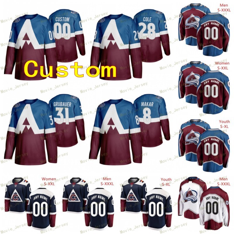 Custom Colorado Avalanche 2020 Stadium Series Jersey Nathan MacKinnon Cale Makar Andre Burakovsky Gabriel Landeskog Nazem Kadri Grubauer, Black;red
Custom Colorado Avalanche 2020 Stadium Series Jersey Nathan MacKinnon Cale Makar Andre Burakovsky Gabriel Landeskog Nazem Kadri Grubauer, Black;red