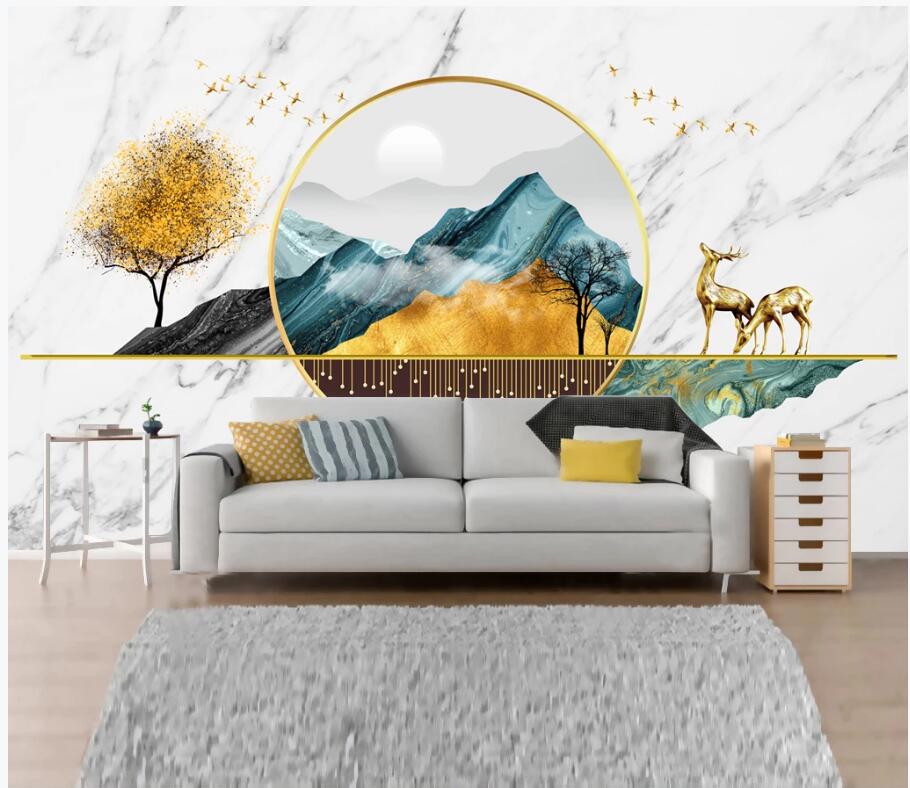 WDBH 3d wallpaper custom photo Chinese luxury abstract golden geometric mountain elk room home decor 3d wall murals wallpaper for walls 3 d, Non-woven
WDBH 3d wallpaper custom photo Chinese luxury abstract golden geometric mountain elk room home decor 3d wall murals wallpaper for walls 3 d, Non-woven