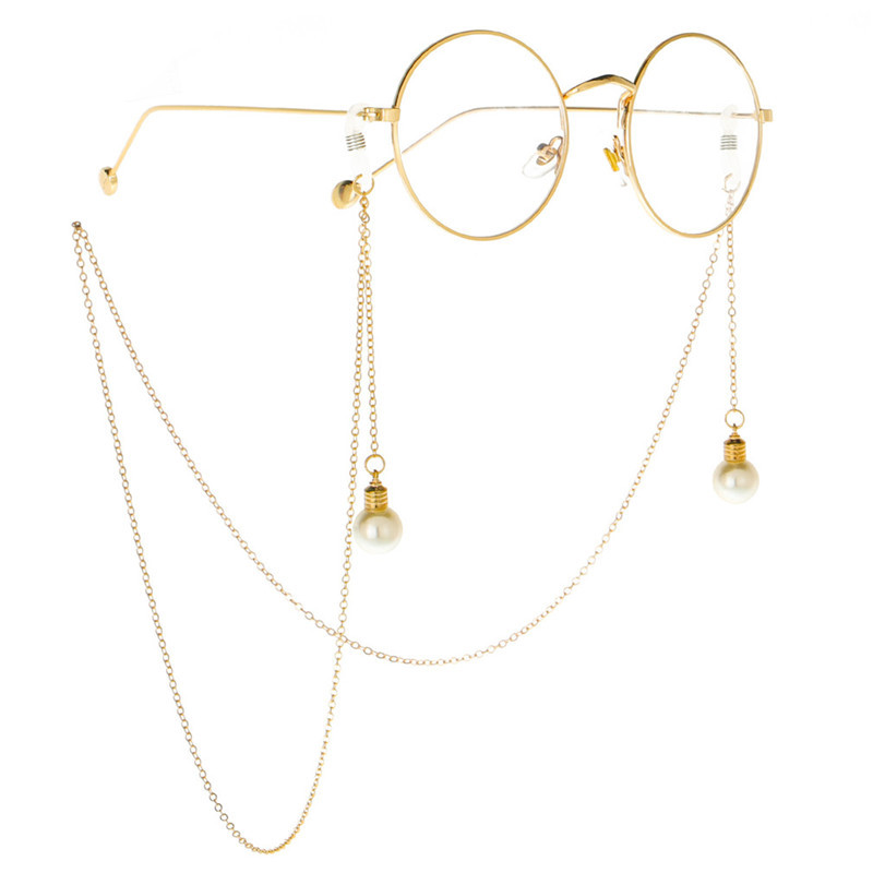 Fashion Reading Glasses Chain for Women Metal Sunglasses Beaded Eyewear Laces Gold Fastening Cords Silver Eyewear Solid 65+10cm
Fashion Reading Glasses Chain for Women Metal Sunglasses Beaded Eyewear Laces Gold Fastening Cords Silver Eyewear Solid 65+10cm