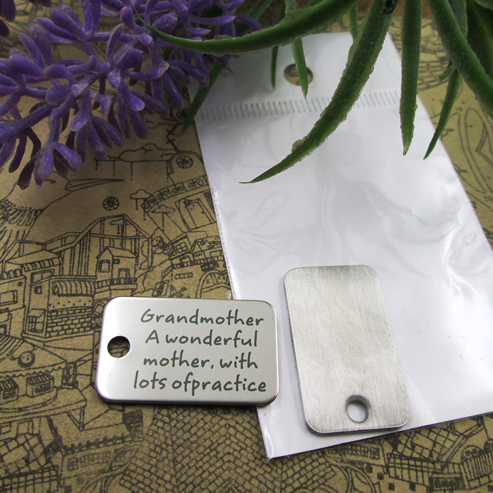 40pcs--"Grandmother A wonderful mother"stainless steel charms more style for choosing DIY Charms pendants for necklace
40pcs--"Grandmother A wonderful mother"stainless steel charms more style for choosing DIY Charms pendants for necklace