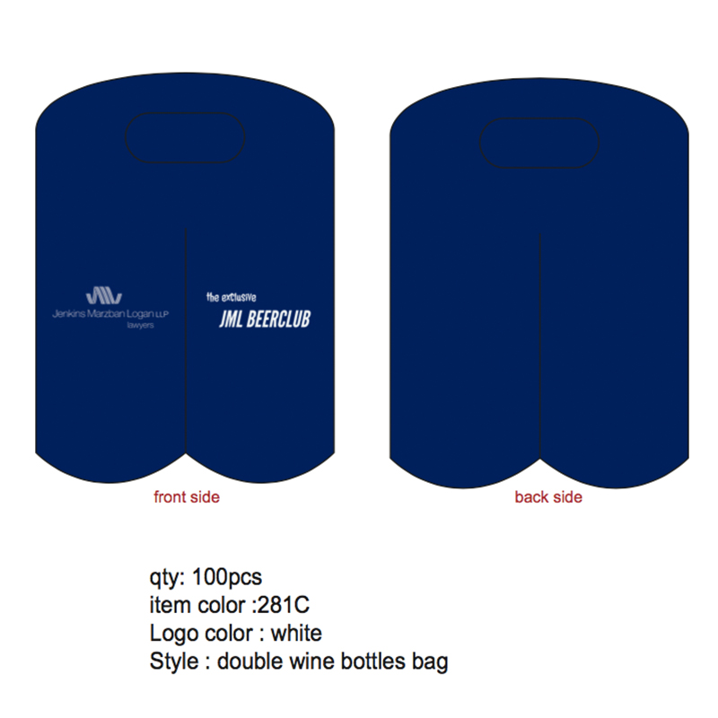 100pcs Custom Design Double Wine Bottle Cooler Bag WITH Customized Your Printed Cooler Bags For 750ml Wine Bottle, Red
100pcs Custom Design Double Wine Bottle Cooler Bag WITH Customized Your Printed Cooler Bags For 750ml Wine Bottle, Red