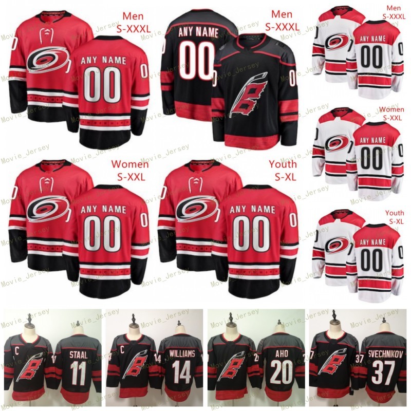 Custom Carolina Hurricanes Jersey Andrei Svechnikov Dougie Hamilton Teuvo Teravainen Sebastian Aho Martin Necas Ryan Dzingel Jaccob Slavin, Black;red
Custom Carolina Hurricanes Jersey Andrei Svechnikov Dougie Hamilton Teuvo Teravainen Sebastian Aho Martin Necas Ryan Dzingel Jaccob Slavin, Black;red