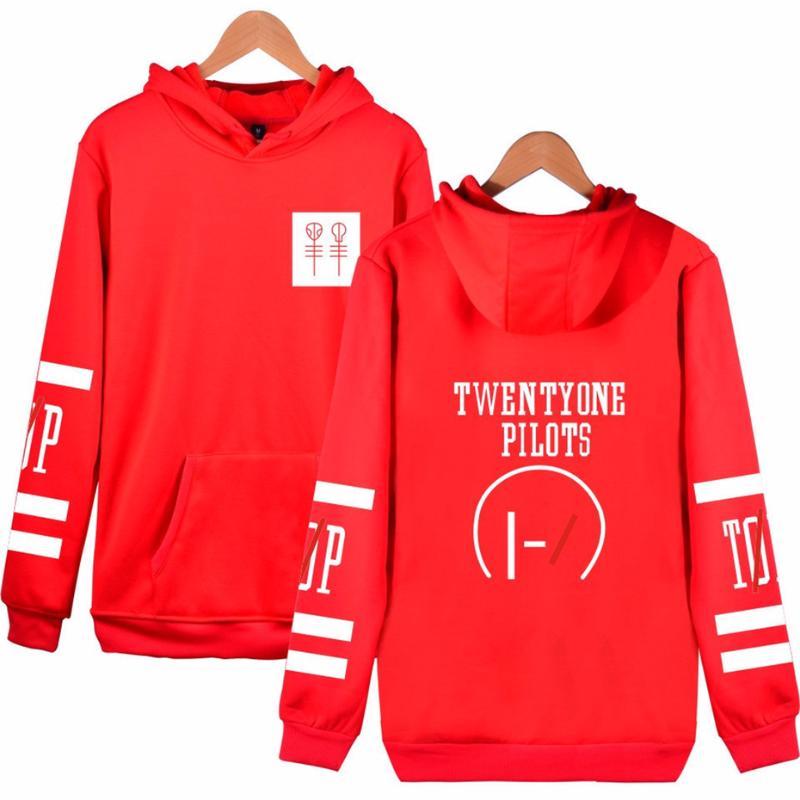 ZOGAA Men Women Hoodies Twenty One Pilots Hip Hop Music Character Pattern Hoodie Autumn Winter Hoodies Sweatshirts