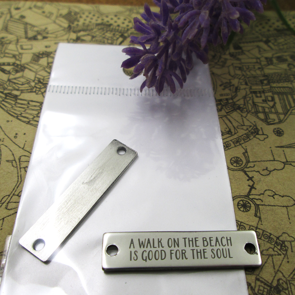 40pcs--"A Walk on the Beach is Good For The Soul Connector "stainless steel charms more style for choosing DIY Charms pendants for necklace
40pcs--"A Walk on the Beach is Good For The Soul Connector "stainless steel charms more style for choosing DIY Charms pendants for necklace